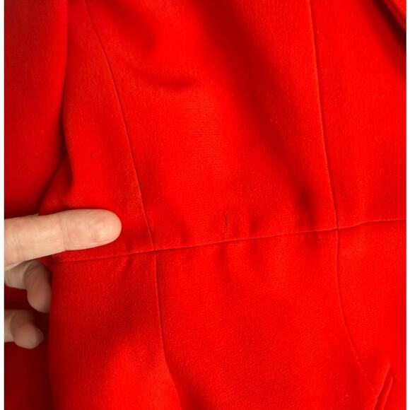 Alexander McQueen red suit jacket and pants NEW 2 piece size small NWT - Picture 16 of 16